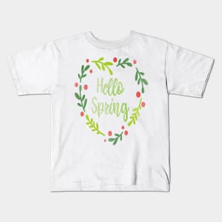 Hello spring T-shirt Kids T-Shirt